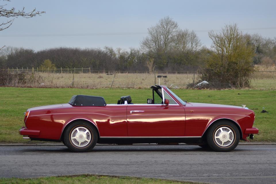 1986 Bentley Continental Convertible  Chassis no. SCBZD0002GCH14660