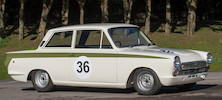 Thumbnail of The ex-Alan Mann Racing,1965 Ford-Lotus Cortina Competition Saloon  Chassis no. BA74EU59035 image 1