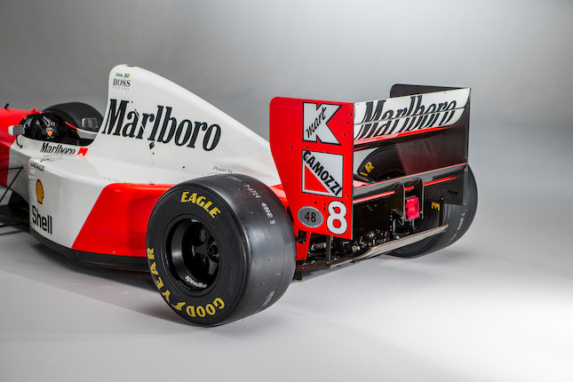 The record breaking Ex-Ayrton Senna 1993 Monaco Grand Prix-winning,1993 McLaren-Cosworth Ford MP4/8A Formula racing Single-Seater  Chassis no. MP4/8-6 Engine no. 510 image 15