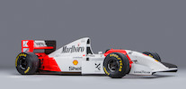 Thumbnail of The record breaking Ex-Ayrton Senna 1993 Monaco Grand Prix-winning,1993 McLaren-Cosworth Ford MP4/8A Formula racing Single-Seater  Chassis no. MP4/8-6 Engine no. 510 image 1