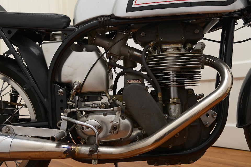 1957 Norton 350cc Manx Model 40 Racing Motorcycle Frame no. 72734 Engine no. M10M 72734