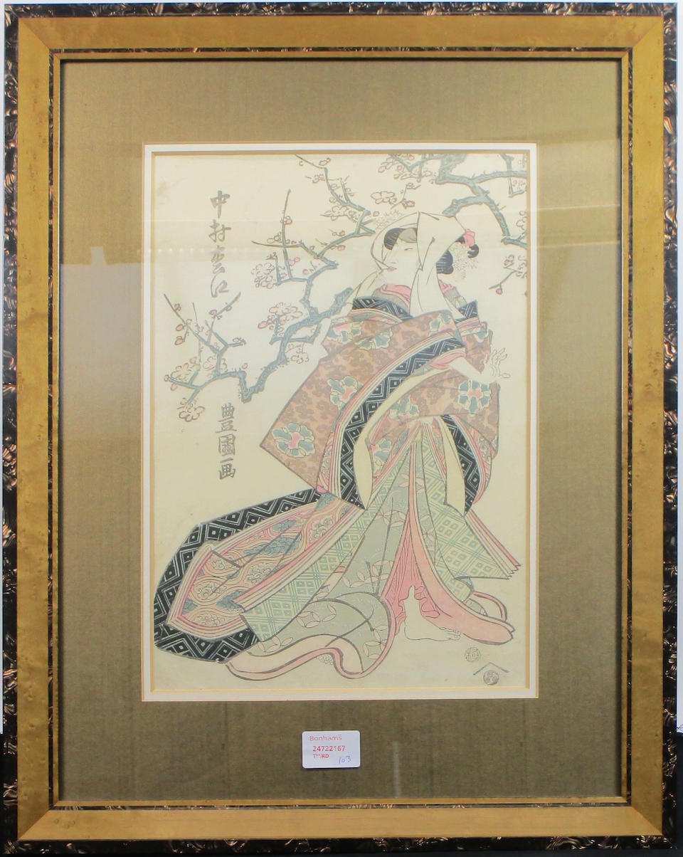 Bonhams : Four woodblock prints Utagawa Hiroshige (1797-1858), Keisai ...