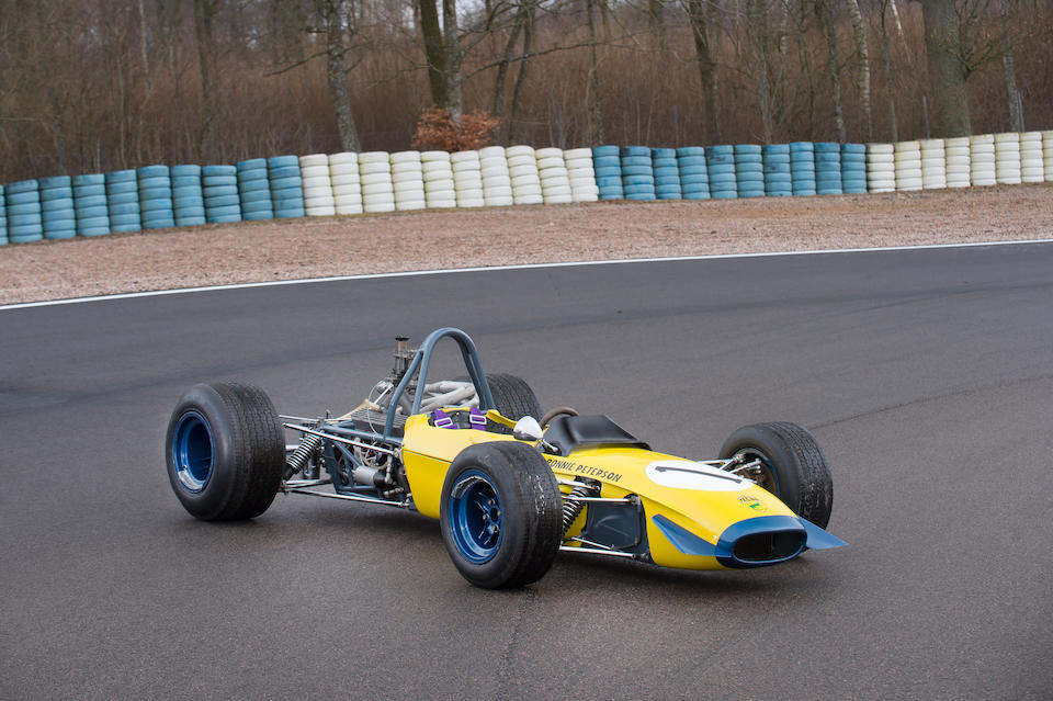 Property of the Peterson family, The ex-Ronnie Peterson Squadra Robardie,1969 Tecno-Novamotor Ford 69 Formula 3 Racing Single-Seater  Chassis no. TOO334