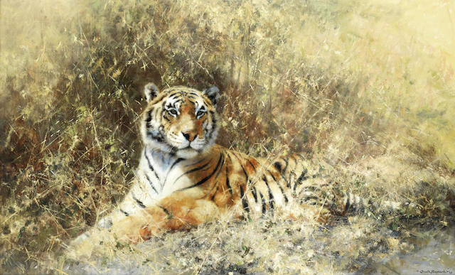 David Shepherd O.B.E. (British, 1931-2017) The Rathambore Tiger