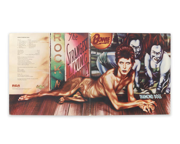 David Bowie: a rare uncensored album cover for Diamond Dogs, RCA, CPLI-0576, 1974,