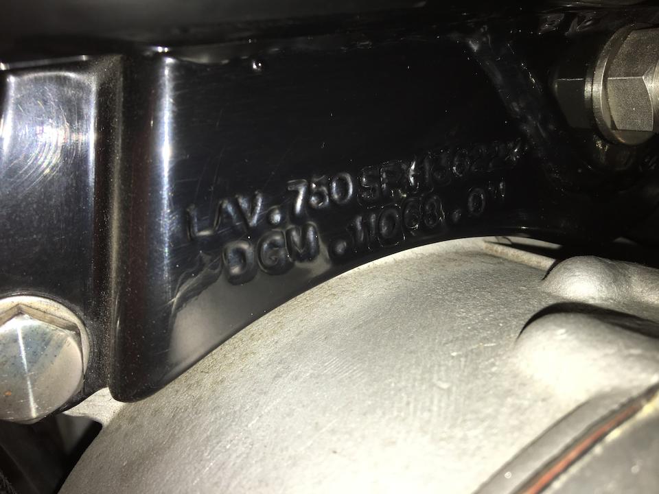 1973 Laverda 750 SF1 Frame no. LAV.750SF*13622* Engine no. 750*13622*