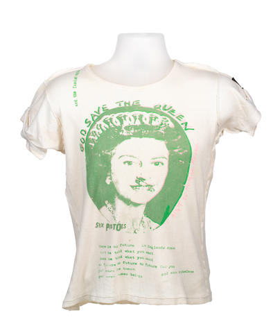 Vivienne Westwood and Malcolm McLaren: A 'God Save The Queen' T-shirt, 1977,
