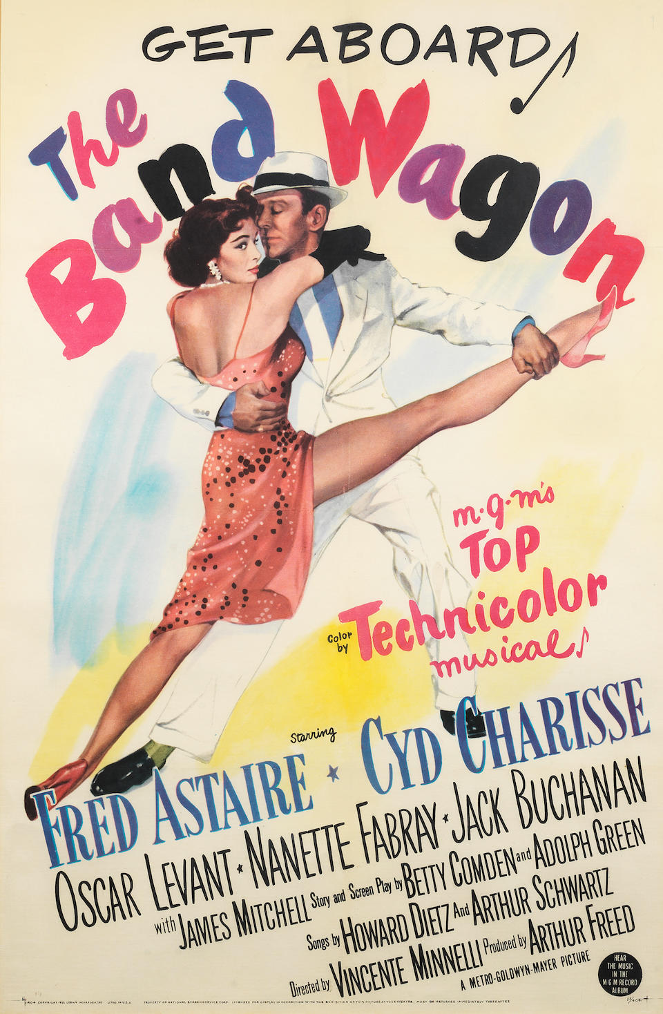 Musicals: A group of six film posters and lobby cards, 1940s-50s, 6