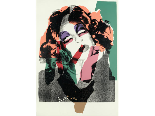Andy Warhol (American, 1928-1987) One plate, from 'Ladies and Gentlemen'  Screenprint in colours, 1975, on wove, signed, dated and inscribed 'A/P 21/25' in pencil verso, an artist's proof aside the numbered edition of 125, printed by Alexander Heinrici, New York, published by Luciano Anselmino, Milan, the full sheet, 1105 x 735mm (43 1/2 x 28 7/8in)(SH)