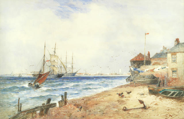 Thomas Bush Hardy (British, 1842-1897) 'Portsmouth'