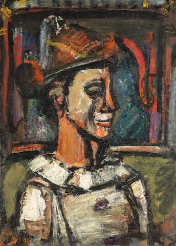Bonhams Georges Rouault 1871 1958 Clown De Profil