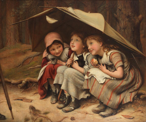 Bonhams Joseph Clark Roi British 14 1926 Three Little Kittens