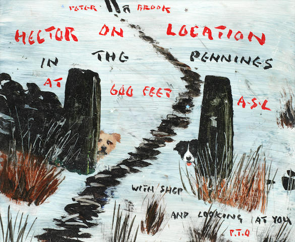 Peter Brook (British, 1927-2009) Hector on Location