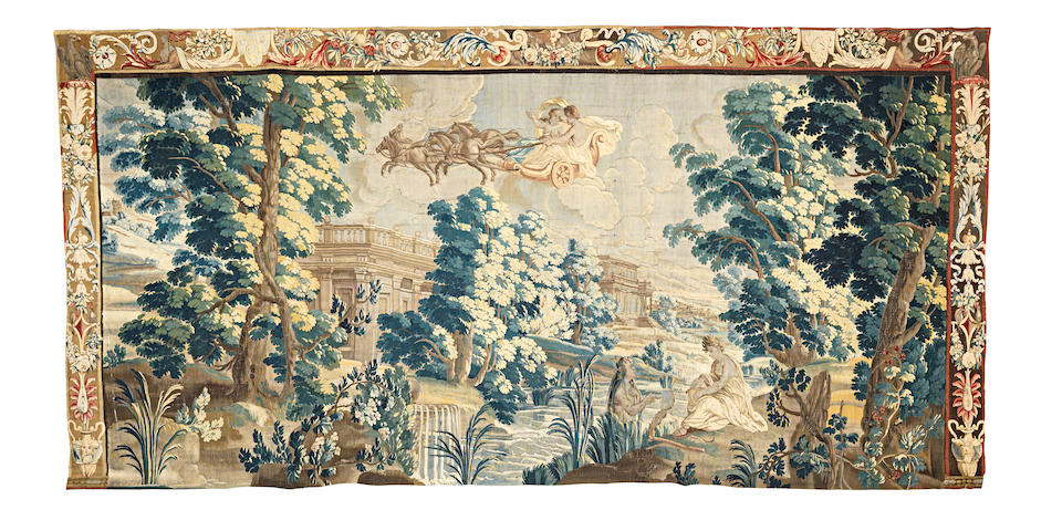 A post-Mortlake metamorphoses tapestry, early 18th century possibly Antwerp   436cm x 213cm