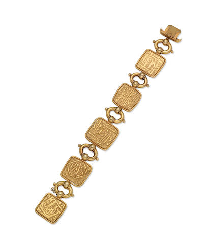 Bonhams : A gold bracelet, by John Brogden,