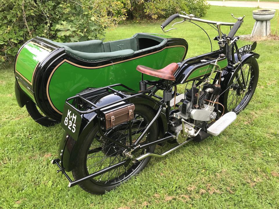 The property of Richard Hammond,1925 New Imperial 8hp Model 7 Motorcycle Combination Frame no. B9481 Engine no. KT/A 38560/K