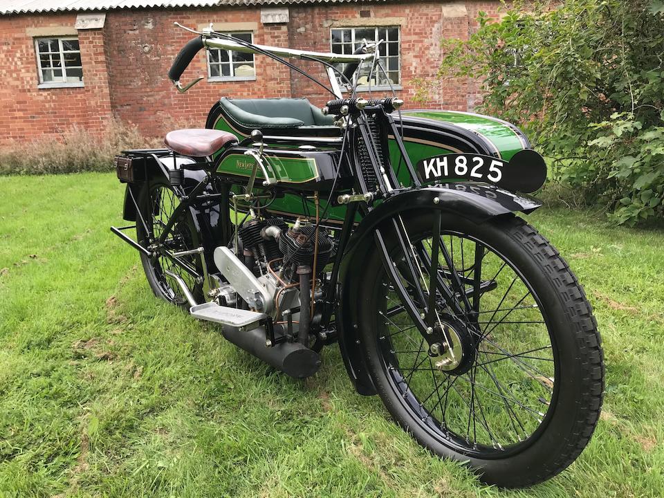 The property of Richard Hammond,1925 New Imperial 8hp Model 7 Motorcycle Combination Frame no. B9481 Engine no. KT/A 38560/K