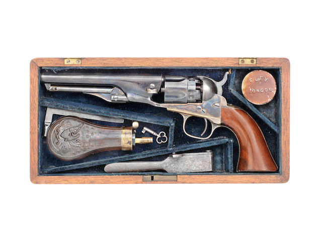 A Fine Cased Colt 1862 Model Police Percussion Revolver