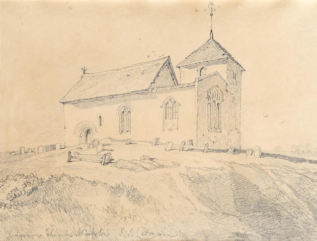 John Sell Cotman (Norwich 1782-1842 London) Chedgrave Church