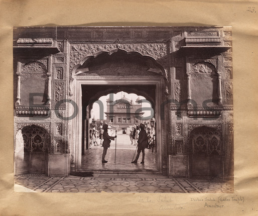 The Lockwood Kipling Album An album of photographs of Amritsar, Lahore and other sites in India compiled by John Lockwood Kipling (1837-1911) Signed and dated Lahore, 1888 image 16