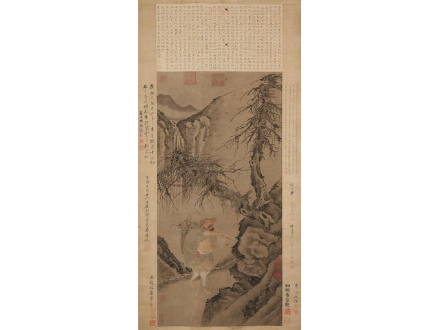 Attributed to Li Cheng (919 - 967) Collecting Lingzhi