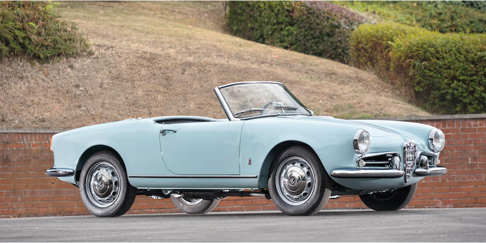 1957 Alfa Romeo Giulietta Spider with Factory Hardtop  Chassis no. AR 1495 02051