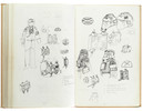Thumbnail of Star Wars Episode IV - A New Hope John Mollo's personal sketchbook Notes & Sketches 1, a custom bound volume containing important and detailed working sketches and costume designs for many of the characters from the film Star Wars, together with production diary entries, meeting notes, time-lines and costume descriptions, the majority in black ink, some with colour; additionally the volume contains working for numerous military uniform designs for books, commercials and additional projects Mollo worked on during this time frame, Lucasfilm / Twentieth Century Fox, April 1975 - July 1976, image 7