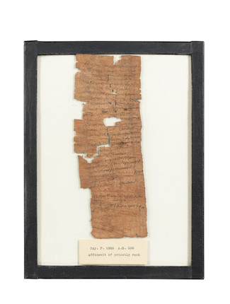 Two Egyptian fragmentary papyri from Oxyrhynchus 2 image 1