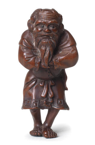 Bonhams A Wood Figure Netsuke Of An Ainu By Ouchi Sosui 1911 1972 Showa Era 1926 19 th Century 2 Bonhams A Wood Figure Netsuke Of An Ainu By Ouchi Sosui 1911 1972 Showa Era 1926 19 th Century 2