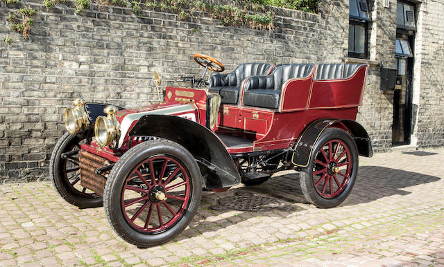 1901 Schaudel 10hp Four-seat Rear-entrance Tonneau Chassis no. 2