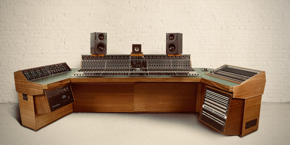 The HeliosCentric Helios console: Constructed in 1996 through an amalgamation of part of the Island Records Basing Street Studio 2 Helios Console (1970-1974) used by artists such as; Led Zeppelin to record their 'Album IV' which includes the timeless hit "Stairway To Heaven", and Bob Marley & The Wailers to record the albums 'Burnin' and 'Catch a Fire'; with the other part being from Alvin Lee's Helios console from Space Studios (1973-1979); with the final construction installed at HeliosCentric Studios (1996-present),