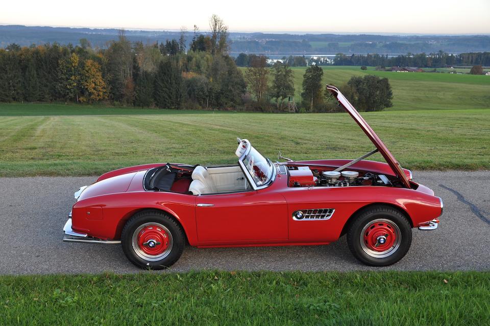 Formerly owned by Count Albrecht Graf von Goertz, designer of the BMW 507,1958 BMW 507 3.2-Litre Series II Roadster