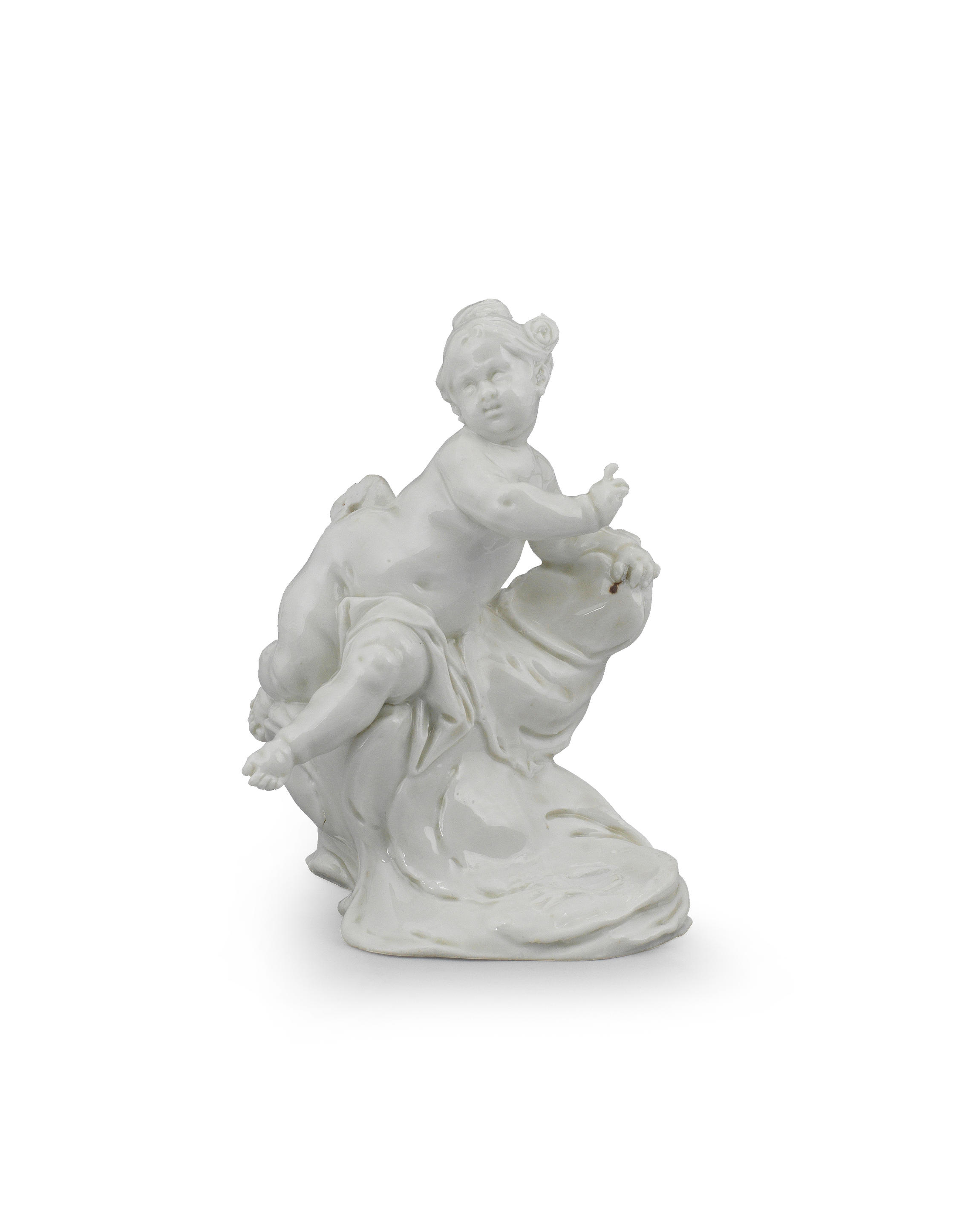A Nymphenburg white figure of Juno