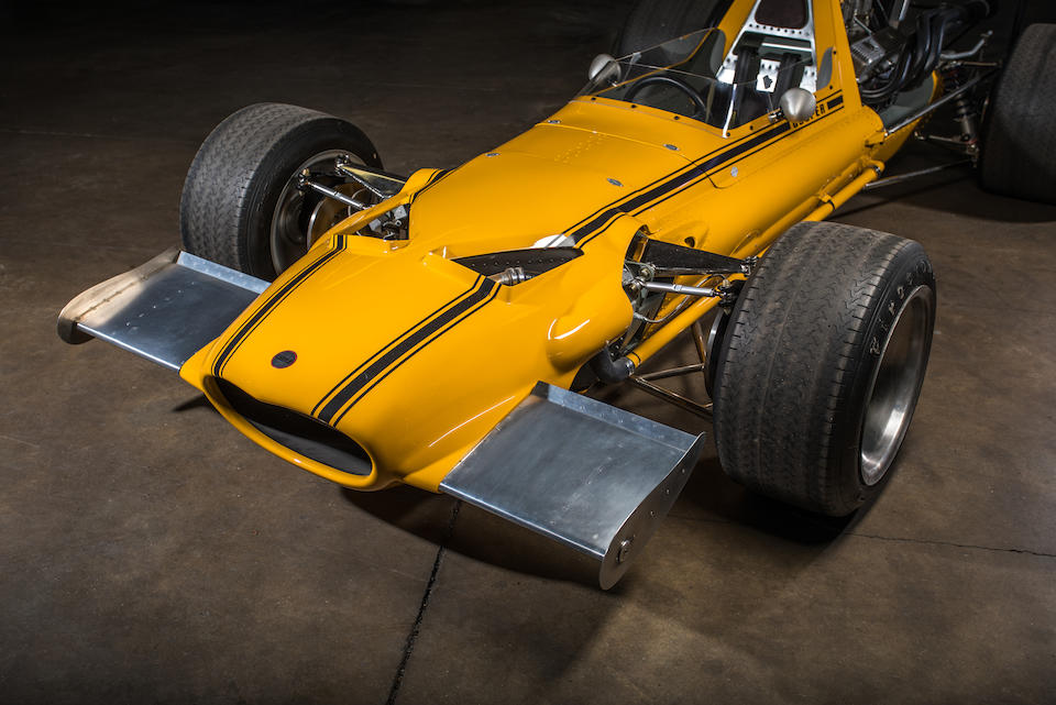 The Cooper Car Co's Last-Built Single-Seater. The Ex-Peter Rehl Daytona Road Race of Champions-winning,1969 Cooper-Chevrolet T90 Formula A/5000 Racing Single-Seater  Chassis no. F1C/3/69
