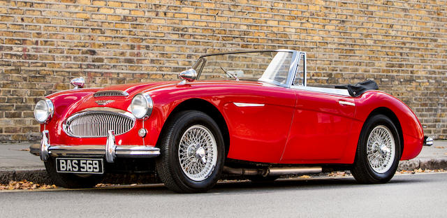 1964 Austin-Healey 3000 MkIII Phase I Convertible  Chassis no. HBJ8-26348