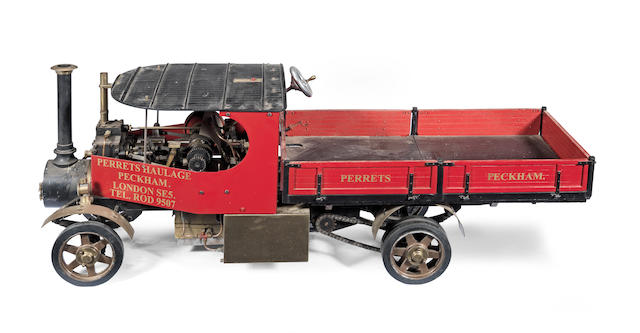 A live steam kit-built model Foden overtype Steam Wagon 'Pride of Penrhyn',