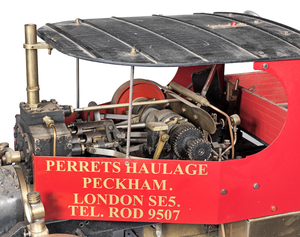 A live steam kit-built model Foden overtype Steam Wagon 'Pride of Penrhyn',