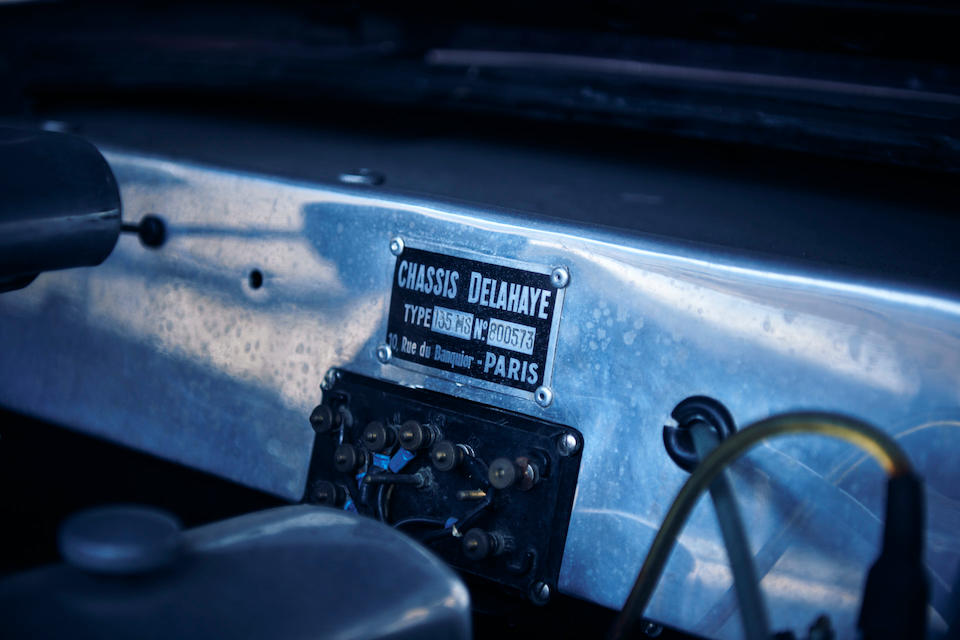 1949 Delahaye 135MS Coup&#233;  Chassis no. 800573