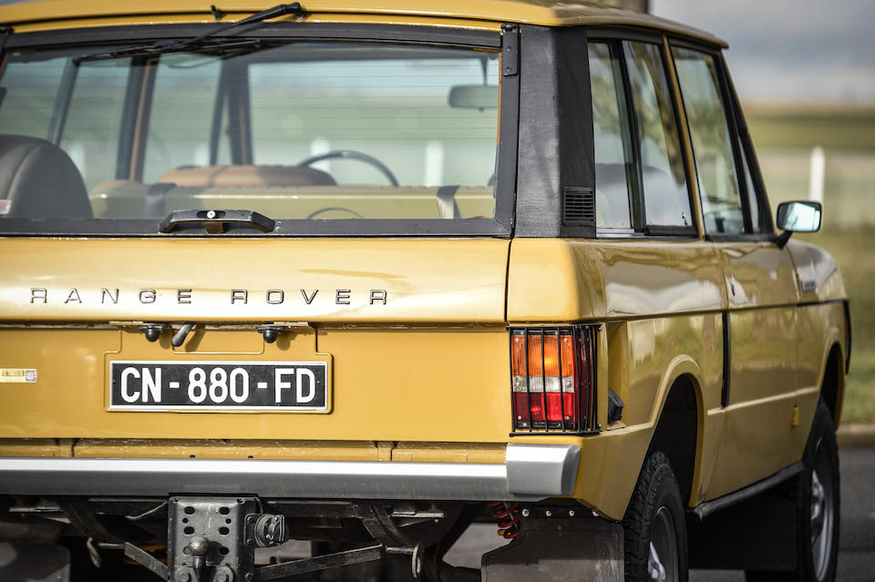 1977 Range Rover 4x4   Chassis no. 35834172D