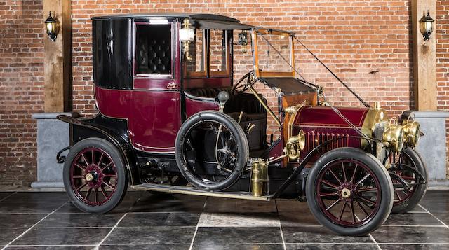 From the Jacques Vander Stappen Collection ,1912 Berliet Type AM 15HP Brougham de Ville  Chassis no. 8112 Engine no. 8112