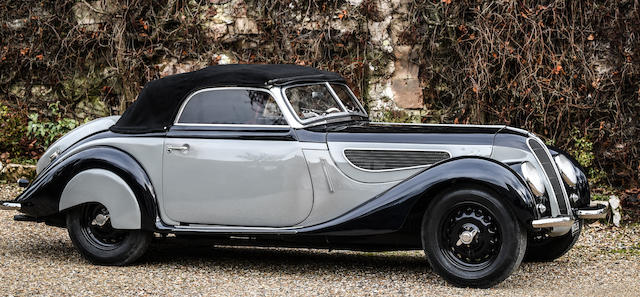 1939 BMW 327/328 Sports Cabriolet  Chassis no. 74356