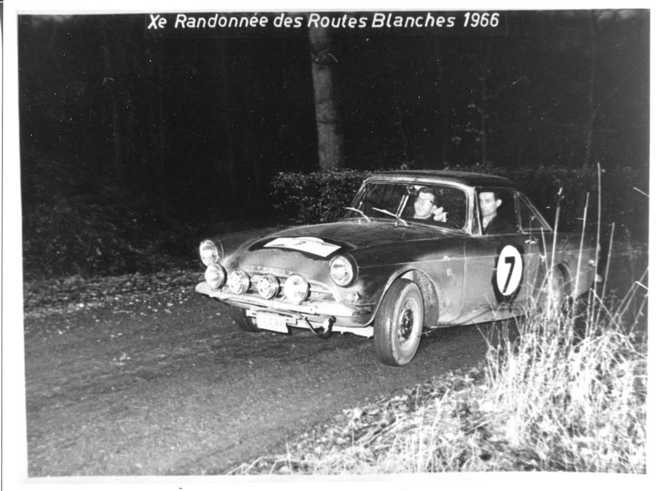 The ex-Lewis/Hughes, Cowan/Turvey, Gatsonides/Ilken, Riley/Turvey, Harper/Turvey,1964  Sunbeam Tiger Works Rally Car  Chassis no. B9470014