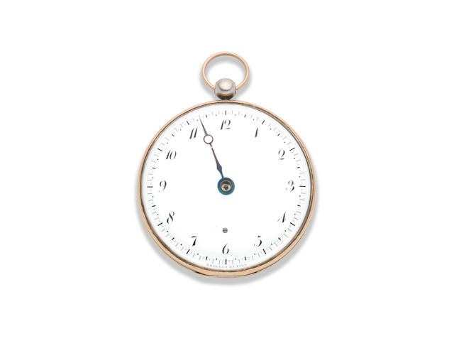 Breguet et Fils. A very fine and rare silver and gold open face key wind 'Souscription' pocket watch Sold 1st June 1803 to Monsieur Valego for 600 Francs
