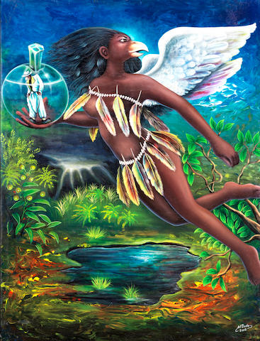 Camille-Pierre Pambu Bodo (Democratic Republic of Congo, 1953-2015) Garden of Eden