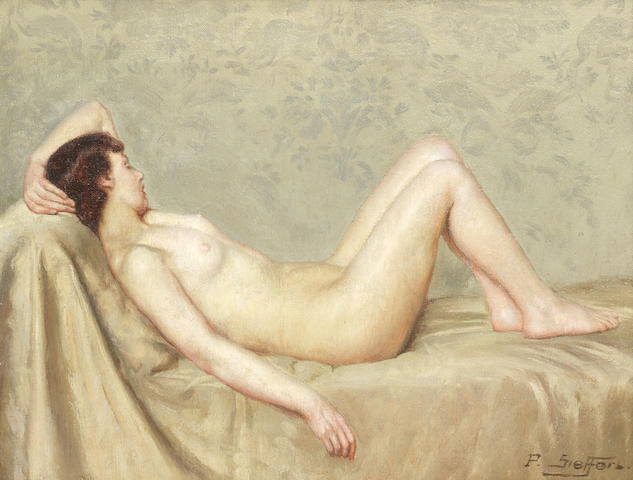 Paul Sieffert (French, 1874-1957) Reclining nude