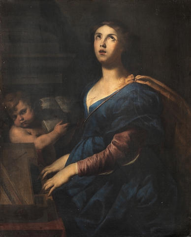Andrea Vaccaro (Naples 1604-1670) Saint Cecilia