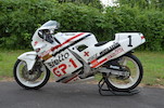 Thumbnail of Believed twice winner of the Suzuka 4 Hours Endurance Road Race (Novice Class), 1987 Yoshimura Suzuki GSX-R400 Racing Motorcycle Frame no. GK71F-100038 Engine no. K706-100090 image 4