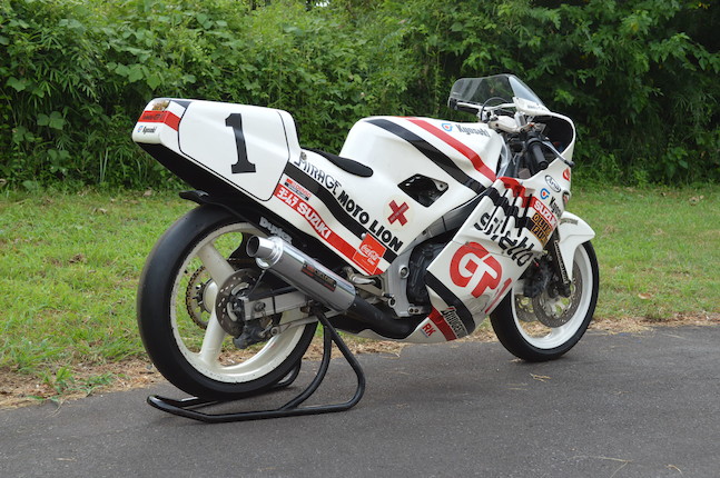 Believed twice winner of the Suzuka 4 Hours Endurance Road Race (Novice Class), 1987 Yoshimura Suzuki GSX-R400 Racing Motorcycle Frame no. GK71F-100038 Engine no. K706-100090 image 10