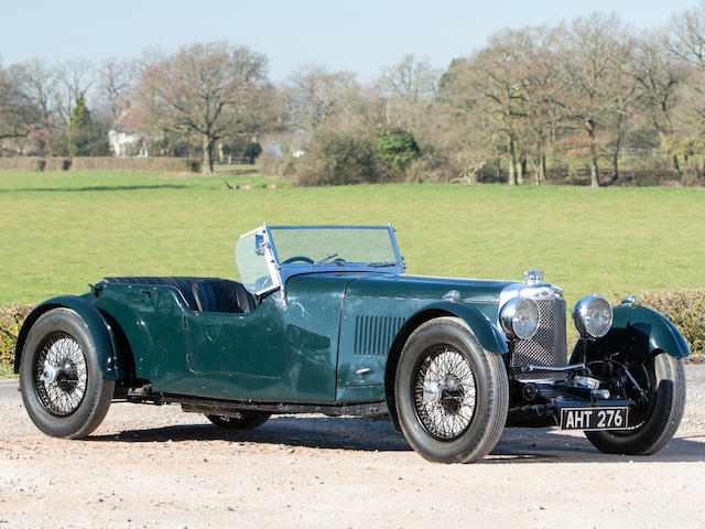 Property of a deceased's estate,1933 Aston Martin Le Mans 1½-Litre Long Chassis Tourer  Chassis no. L3/315/L