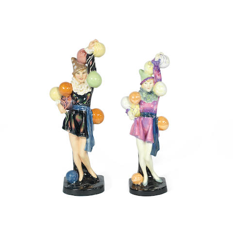 'Folly': two Earthenware figurines by Royal Doulton HN 1750, 1936-49 AND HN 1335, CIRCA 1929-38